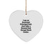 Funny Assistant Principal Heart Ornament, Gifts from Dad for Men, Unique Christmas Unique Gifts for Assistant Principal, 'I Am An Assistant Principal Dad' MDF Heart Ornament - Image 1