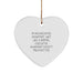 Executive Assistant Heart Ornament, Funny Quote Gifts from Friends or Family for Executive Assistant Men or Women, Christmas Unique Gifts - Image 1