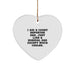 Christmas Unique Gifts for Court Reporter Dad - Heart Ornament Gifts from Men - Funny Court Reporter Quote - Court Reporter Gifts for Him - Image 1