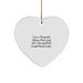 Funny Financial Advisor Dad Gifts from Men for Friends and Coworkers - Heart Ornament with Inspirational Quote for Christmas Unique Gifts - Image 1