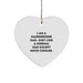 Funny Hairdresser Dad Gifts for Hairdresser Heart Ornament Christmas Unique - Image 1
