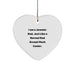 Funny Jeweler Gifts for Men - Heart Ornament from Dad, Christmas Unique Gifts for Family, I Am A Jeweler Dad - Image 1