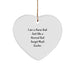 Funny Nurse Dad Gifts, Heart Ornament for Nurses, I Am A Nurse Dad Christmas Decorations for Home - Image 1