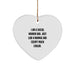 Funny Social Worker Dad Heart Ornament Gifts for Social Workers from Family - Image 1
