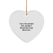 Funny Vice-Principal Gifts for Christmas, Heart Ornament, Gifts from Men, Gifts for Vice-Principal Dad - Image 1