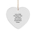 Funny Web Developer Gifts for Christmas - Heart Ornament Gifts from Dad to Web Developer Daughter or Son - Unique Web Developer Heart Shaped Ornament - Image 1