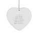 Funny Concierge Mom Heart Ornament Gifts from Family - Cute Christmas Ideas for Mom, Mommy, Wife, Women, Friends, Coworkers - Image 1