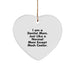 Dentist Mom Gifts for Christmas Heart Ornament with Funny Quote - 'I Am A Dentist Mom. Just Like A Normal Mom Except Much Cooler.' - Image 1
