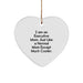 Executive Mom Funny Christmas Heart Ornament Gifts from Family to Executive Friends - Image 1