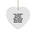 Graphic Designer Gifts - Funny Heart Ornament for Mom from Friends - Unique Christmas Decorations - Image 1