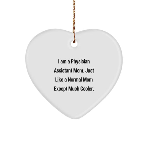 Funny PA Gifts for Physician Assistant - Heart Ornament, Perfect Cute Inspirational Motivation for Women, Gifts from Mom, Physician Assistant Appreciation Christmas Unique Gifts - Image 1