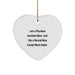 Funny PA Gifts for Physician Assistant - Heart Ornament, Perfect Cute Inspirational Motivation for Women, Gifts from Mom, Physician Assistant Appreciation Christmas Unique Gifts - Image 1
