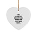 Funny Psychiatrist Heart Ornament Gift from Family for Mom's Christmas Unique Gifts - Image 1