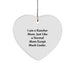 Funny Rancher Mom Gifts from Family - Unique Heart Ornament for Rancher Mom Love - Handcrafted Heart Shaped Ornament with Vibrant Design for Christmas Unique Gifts - Image 1