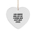 Funny Warden Mom Heart Ornament Gifts from Men to Women for Christmas Unique Presents - Image 1