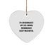 Funny Microbiologist Gifts - Heart Ornament, Gifts from Friends for Microbiologist, I'm A Microbiologist. Just Like A Normal Microbiologist Except Much Hotter., Christmas Unique Gifts - Image 1