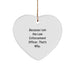Funny Law Enforcement Officer Christmas Unique Gifts from Men for Law Enforcement Officer Heart Ornament Men - Image 1