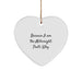 Funny Millwright Heart Ornament Gifts from Friends to Family for Christmas - Image 1