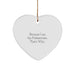 Funny Pediatrician Gifts from Family to Pediatrician Heart Ornament Christmas Unique Gifts - Image 1
