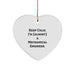 Funny Mechanical Engineer Gifts for Him or Her, Heart Ornament, Gifts from Men to Friends, 'Keep Calm, I'm (almost) A Mechanical Engineer.', Christmas Unique Gifts - Image 1