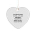 Funny Registered Nurse Heart Ornament, Heart Shaped Gift for Nurses, Funny Nurse Quote, Christmas Unique Gifts from Friends, Family, Coworkers - Image 1