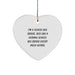 Funny School Bus Driver Gifts from Friends for Christmas - Heart Ornament 'I'm A School Bus Driver' - Image 1
