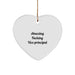 Funny Vice-principal Gifts, Amazing F--king Vice-principal Heart Ornament, Christmas Unique Gifts from Men to Vice-principal - Image 1