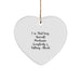 Funny Aircraft Mechanic Gifts from Men to Friends, Unique Heart Ornament for Aircraft Mechanic, Christmas Unique Gifts - Image 1