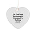Funny Archeologist Gifts from Men, Unique Heart Ornament, Christmas Unique Gifts for Archeologist - Image 1