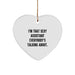 Sexy Assistant Heart Ornament Gifts from Friends, Funny Quote for Assistant, Christmas Unique Ornament - Image 1
