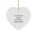Funny Auditor Gifts from Friends, Christmas Unique Gifts for Woman, Heart Ornament 'I'm That Sexy Auditor Everybody's Talking About.' - Image 1