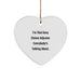 Sexy Claims Adjuster Heart Ornament Gifts from Friends for Christmas Unique - Image 1