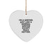 Writer's Heart Ornament - Funny Christmas Unique Gifts from Friends to Family - Image 1