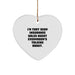 Funny Gifts from Women to Insurance Sales Agent with Heart Ornament, 'I'm That Sexy Insurance Sales Agent Everybody's Talking About', Christmas Unique - Image 1