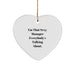 Funny Manager Heart Ornament, 'I'm That Sexy Manager Everybody's Talking About.', Gifts from Friends to Manager, Unique Christmas Unique Gifts for Manager - Image 1