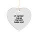Sexy Musician Heart Ornament Gifts for Musicians, Funny Music Lover Decor, Musician Christmas Unique Gifts from Friends to Family - Image 1