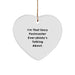 Funny Postmaster Gifts from Friends, Christmas Unique Heart Ornament for Postmaster, I'm That Sexy Postmaster Everybody's Talking About. - Image 1