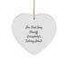 Sexy Sheriff Heart Ornament Gifts from Friends for Christmas Unique Sheriff - Image 1