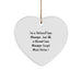 Funny Case Manager Gifts, Heart Ornament for Case Managers, Christmas Unique Gifts from Friends to Case Managers - Image 1