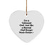 Funny Chef Heart Ornament Gifts from Friends for Chef Men, Unique Christmas Unique Gifts for Chef Friends - Image 1