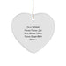 Fitness Trainer Heart Ornament, Funny Quote Gift for Friends, Unique Christmas Unique Gift for Men, Funny Holiday Gift for Fitness Trainer - Image 1