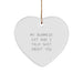 Burmese Cat Enthusiasts' Funny Heart Ornament, 'My Burmese Cat And I Talk Shit About You' Christmas Unique Gift from Friends to Family - Image 1
