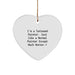 Funny Painter Gifts from Men for Painter Friends and Family - Heart Ornament, Unique Christmas Unique Gifts for Painter - Image 1