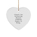 Funny Classic Car Collecting Gifts for Him, Funny Heart Ornament with Classic Car Collecting Because Stabbing People Is Wrong., Christmas Unique Gifts from Friend to Classic Car Enthusiast - Image 1
