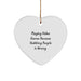 Funny Playing Video Games Heart Ornaments Gifts for Men Women Friends Family Christmas Unique Decorations from Gamers - Image 1