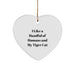 Tiger Cat Christmas Unique Gifts from Friends and Family - Funny Quote Heart Ornament for Men Women Kids - Christmas Unique Gifts for Tiger Cat Lover - Image 1
