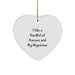 Abyssinian Cat Heart Ornament Funny Gift for Cat Lovers Abyssinian Cat Gifts from Men to Cat Enthusiasts - Image 1
