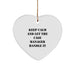 Funny Case Manager Heart Ornament Gifts from Friends for Coworkers - Keep Calm And Let The Case Manager Handle It Christmas Unique Gifts for Women Men - Image 1