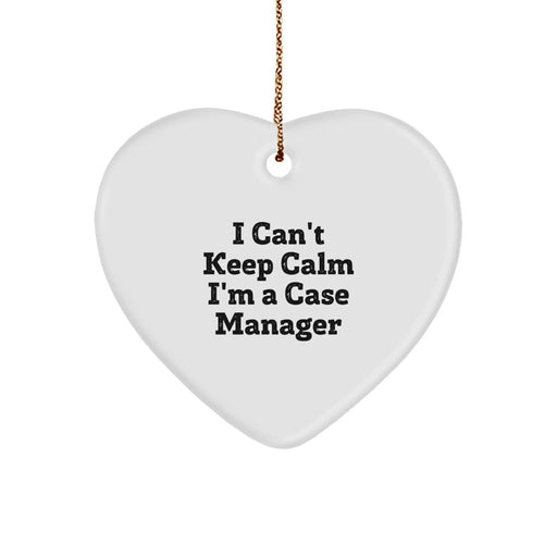 Funny 'I Can't Keep Calm I'm A Case Manager' Christmas Unique Gifts from Family for Case Manager - Image 1