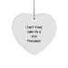 Funny Vice President Heart Ornament - I Can't Keep Calm, Gifts from Family to Vice President, Christmas Unique Gifts - Image 1